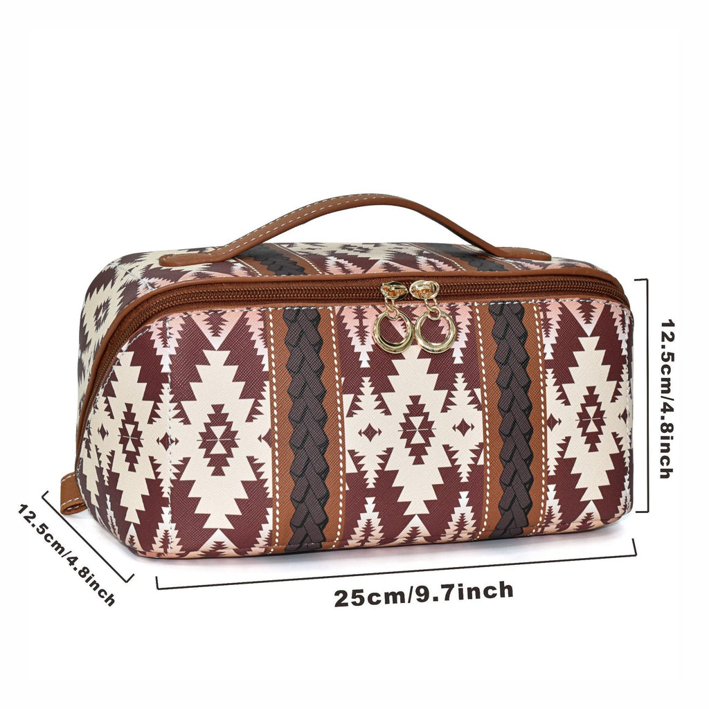 Bohemian PU cloud pillow cosmetic bag, large capacity portable cosmetic case, travel toilet bag, travel makeup bag,Makeup bag organizers,Makeup bags, small - SJB-DIAMOND ELITES