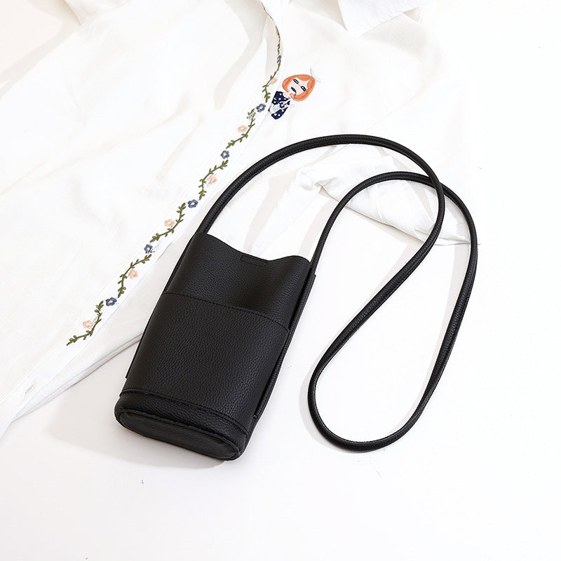 Casual crossbody mobile phone bag, simple red cute mini vertical bag, change bag female - SJB-DIAMOND ELITES