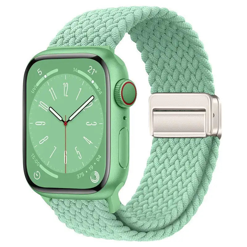 Metal Magnetic Buckle Nylon Braided Stretch Strap - SJB-DIAMOND ELITES