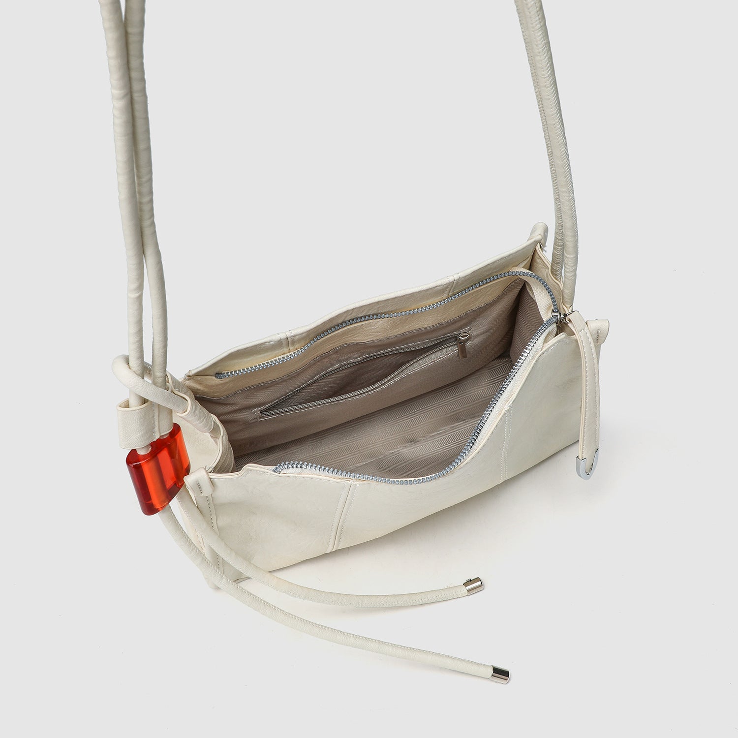 Stylish and minimalist design commuter hobo bag ladies, bag large capacity pleated underarm shoulder bag, chic elegant shoulder purse