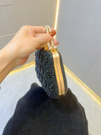 Vintage Pearl Tote Clutch Wedding evening clutch Dinner bag M4676-089113 - SJB-DIAMOND ELITES