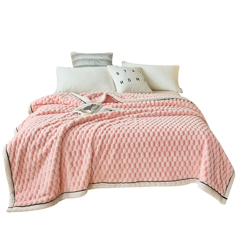 Coral Flannel Winter Thicken Thermal Cover Blanket Pi-Mart