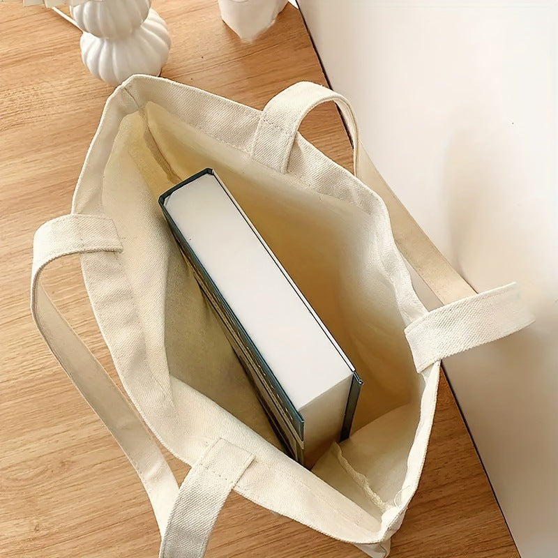 Canvas printed shoulder bag, fashionable and lightweight shopping bag, large-capacity cotton bag 2pcs hobo. - SJB-DIAMOND ELITES