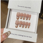 1035- Handmade press on nails fake nails removable
