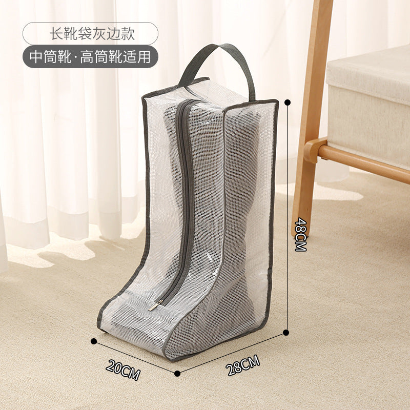 shoe storage bag, multi-functional tote transparent shoe bag, dust-proof and moisture-proof shoe bag, long boots and short boots protective bag. - SJB-DIAMOND ELITES