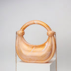 Acrylic Versatile Small Dinner Purse Evening Clutch Purse Casual, Clutch Purse Party, Prom Bag, - SJB-DIAMOND ELITES