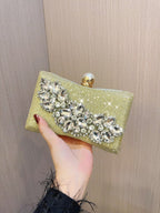 Glass rhinestone handbag Wedding birthday socialite party dinner bag - SJB-DIAMOND ELITES