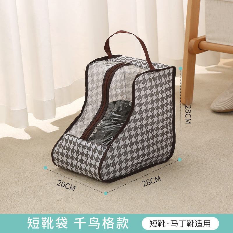 shoe storage bag, multi-functional tote transparent shoe bag, dust-proof and moisture-proof shoe bag, long boots and short boots protective bag. - SJB-DIAMOND ELITES