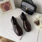 Surround Toe Leather Shoes Retro Western Loafers Style SH08210502 - SJB-DIAMOND ELITES