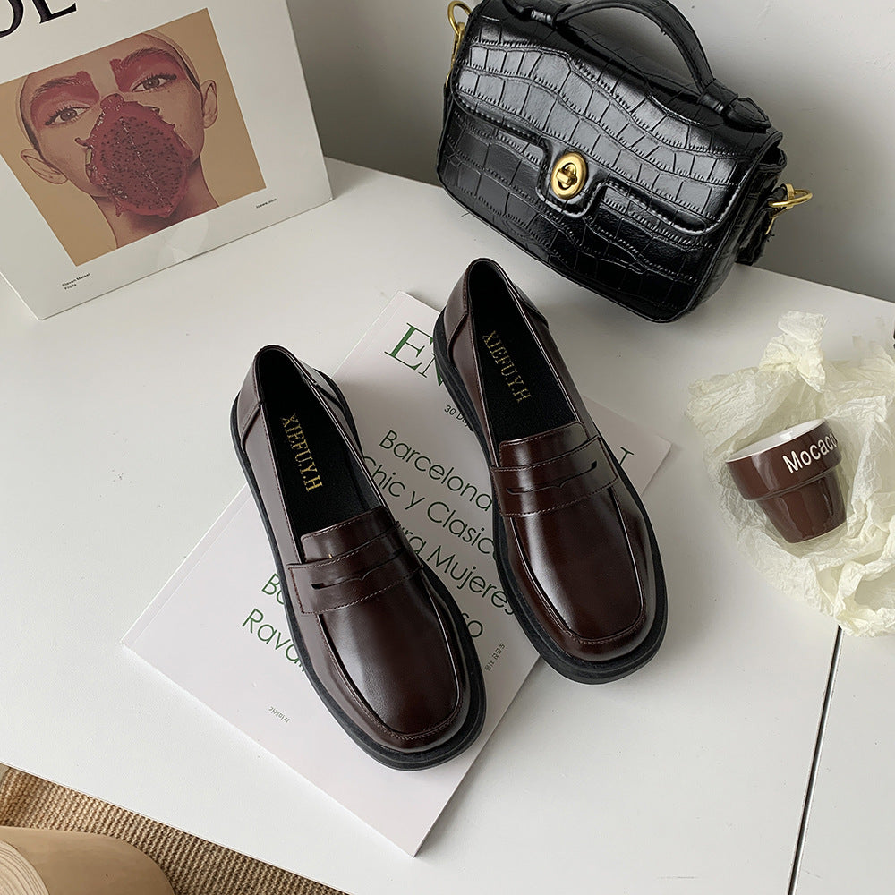 Surround Toe Leather Shoes Retro Western Loafers Style SH08210502 - SJB-DIAMOND ELITES