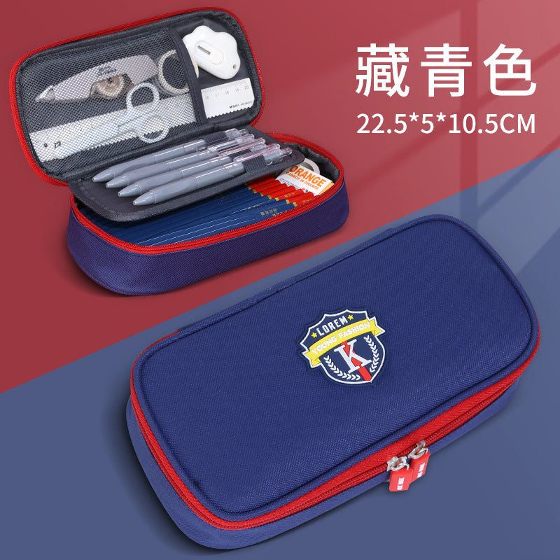Large capacity multi-layer pencil case, primary school children's stationery box, pencil case, stationery storage bag - SJB-DIAMOND ELITES