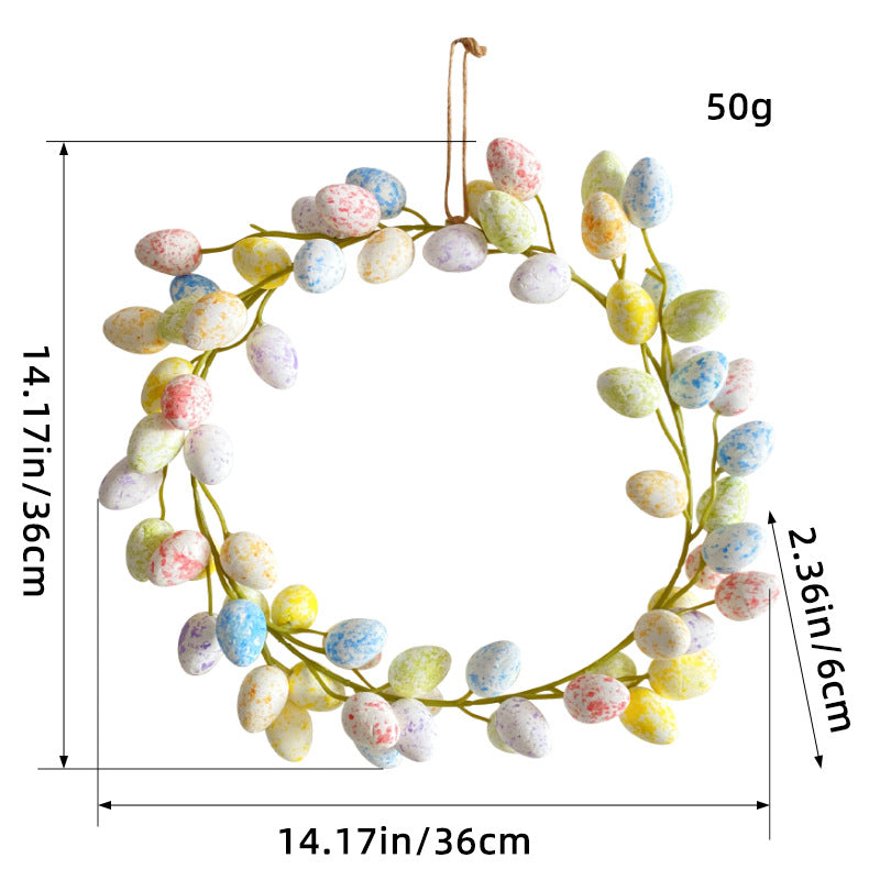 Creative Easter Egg Decorations Garland Pi-Mart