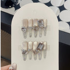 1034- Handmade press on nails fake nails removable