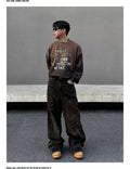 High Street Design Distressed And Dirty Waste-style Jeans For Men Lootquake LLC