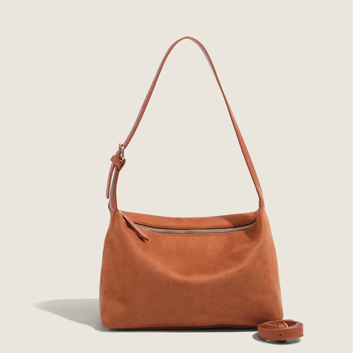 Autumn and winter suede matte suede underarm bag, vintage commuter hobo bag, shoulder crossbody bag - SJB-DIAMOND ELITES