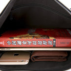 Black rivet clutch bag shoulder messenger bag envelope bag evening - SJB-DIAMOND ELITES