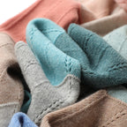 Contrast Color Woolen Sweater Women V-neck Pullover Patchwork Color Thermal Knitting Sweater Women Pi-Mart