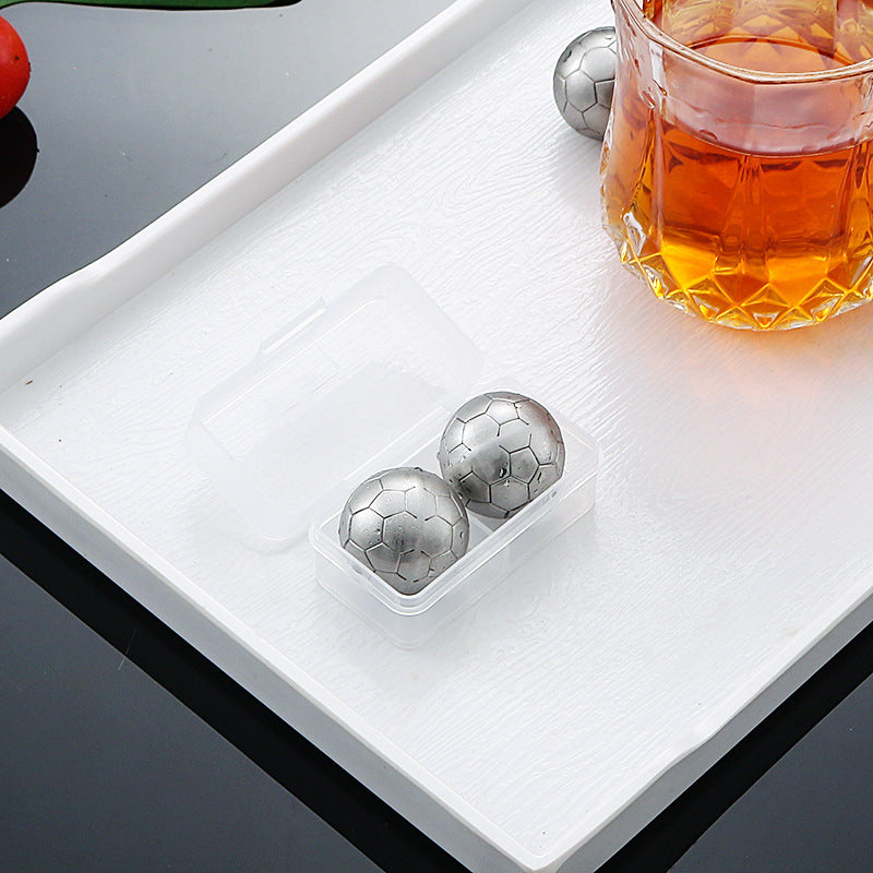 Stainless Steel Ice Particles Whisky Stone Bar Whiskey Cooling Wine Set Can Be Recycled Pi-Mart