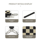 Multifunctional Fashion Checkerboard Women's Wrist Bag, Portable and Simple Mini Change Bag, Mini Zip Around Wristlet Wallet for WomenCoin Purse Small Cute for Teen GirlsDual Pouch Wristlet Portable keychain walletWristlet purses for women, - SJB-DIAMOND ELITES