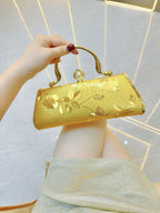 Handmade rhinestone Dinner bag Cocktail Dress Bag Hand-held skew party bag - SJB-DIAMOND ELITES