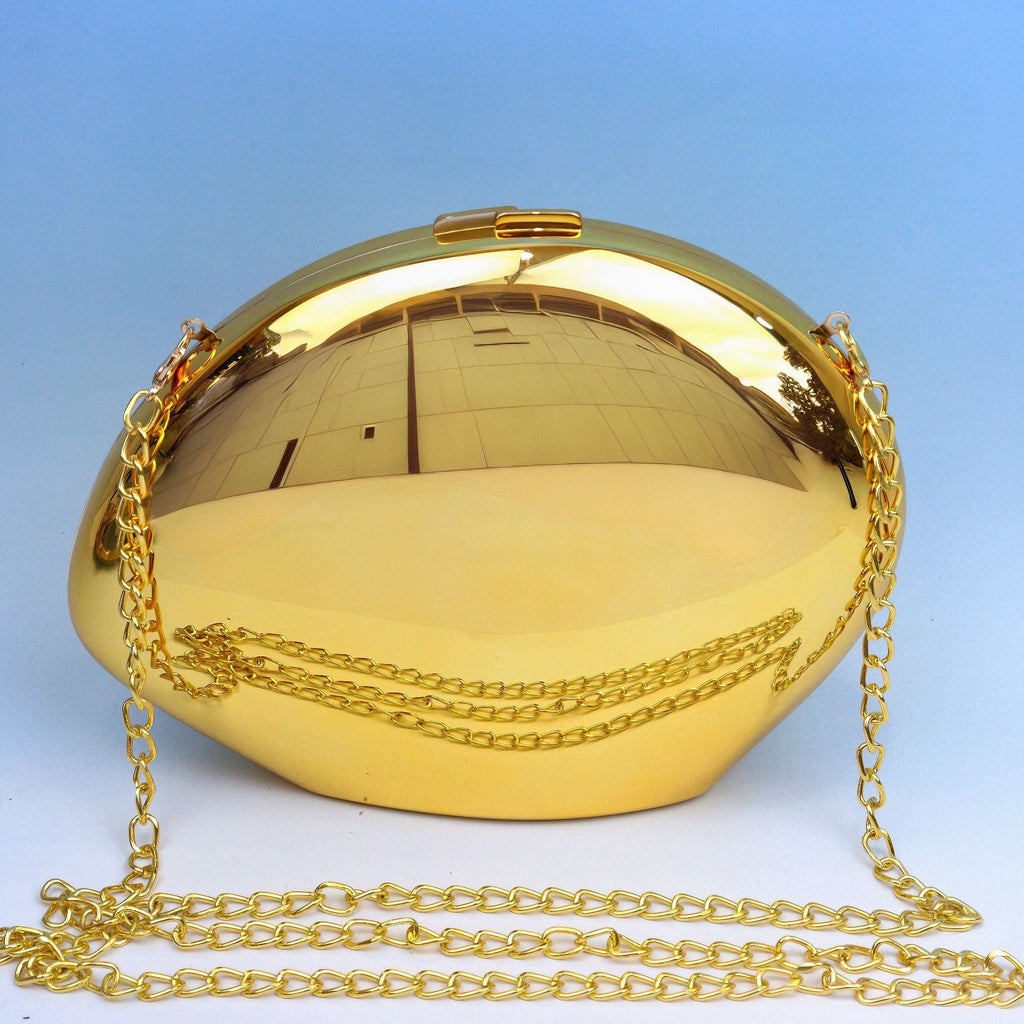 Golden Acrylic Bag, Shiny Metallic Banquet Purse,evening Purse, Evening Bags for Women Formal, Clutch Purse, Dinner Purse, Clutch Purse Casual, - SJB-DIAMOND ELITES