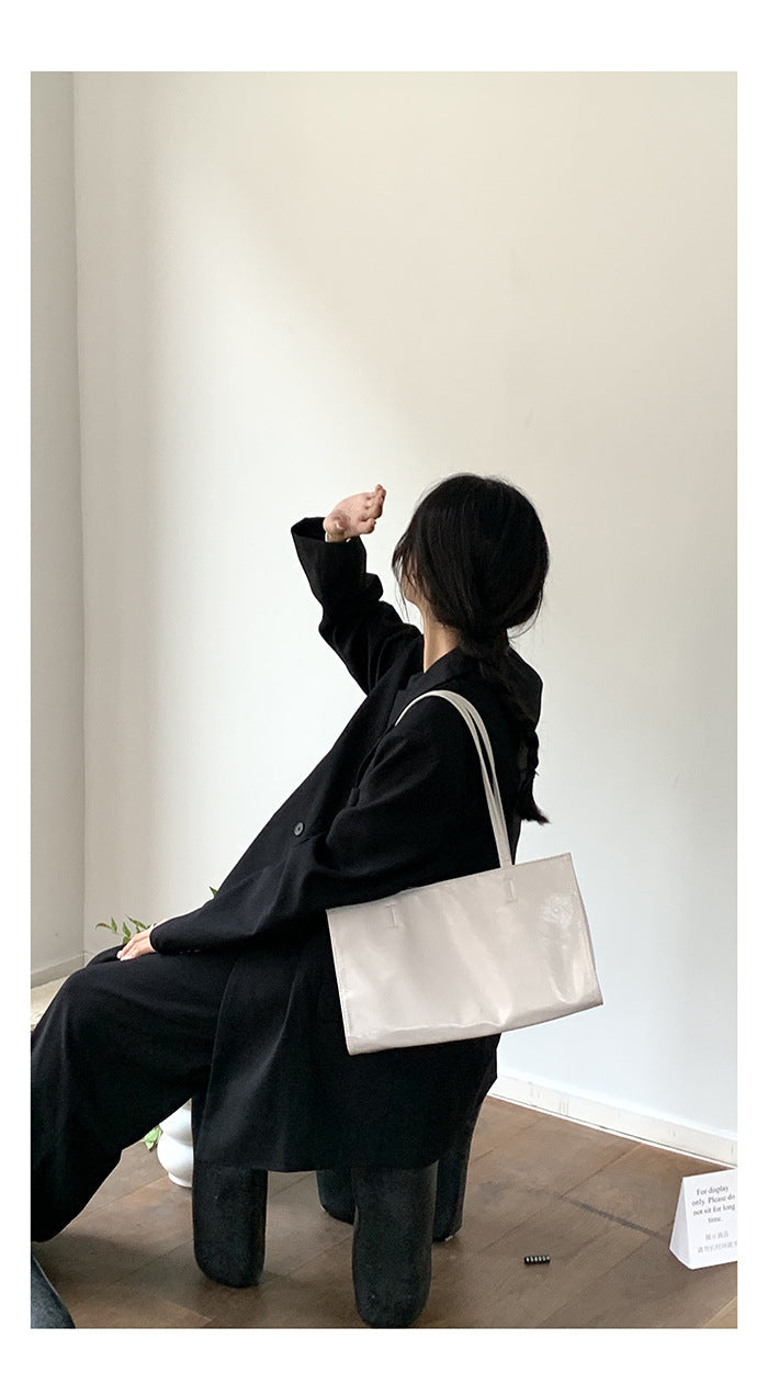 stylish tote bag, large capacity shoulder bag, tote bag chic, casual women's bag, commuter bag elegant classic - SJB-DIAMOND ELITES