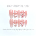 1023- Handmade press on nails fake nails removable
