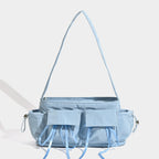Summer nylon texture portable shoulder bag, casual underarm bag, hobo shoulder bag, top handle shoulder purse - SJB-DIAMOND ELITES