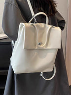 Big backpack female, autumn and winter silver large capacity backpack purse, commuter versatile college backpack - SJB-DIAMOND ELITES
