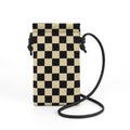 Leather mobile phone bag, mini bag, small satchel for mobile phone, phone purse crossbody - SJB-DIAMOND ELITES