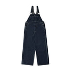 Men's Japanese-style Retro Casual Straight-leg Working Bib Top Pants Lootquake LLC