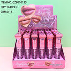 Love Heart-shaped Color Changing No Stain On Cup Lip Lotion Moisturizing Pi-Mart