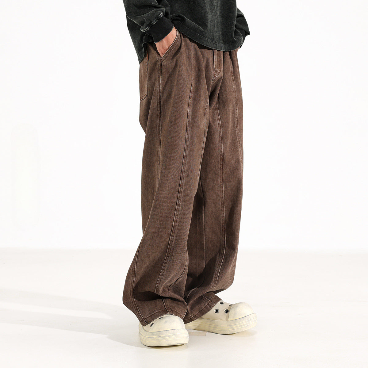 Maillard American Retro Drooping Straight Jeans Lootquake LLC