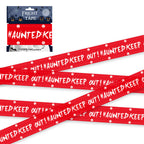 Halloween Warning Strip Tape - Plastic Isolation Decoration Tape for Horror Atmosphere - SJB-DIAMOND ELITES