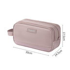 Cosmetic bag, business trip toiletries storage bag, three-layer dry and wet separation men's toilet bag, makeup bag organizer,Makeup bag with compartments, - SJB-DIAMOND ELITES