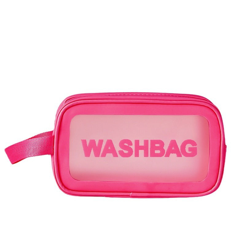 Frosted pu three-piece toilet bag, large-capacity pvc toiletries, translucent cosmetics, portable makeup bags,Makeup bags for women,Large makeup bag,Travel makeup bag, - SJB-DIAMOND ELITES
