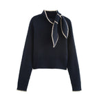 Sweet  Sweater Bow Detail Knit