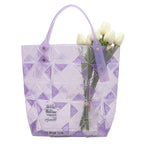 Transparent Crystal Bag for Women Grid Pattern - SJB-DIAMOND ELITES