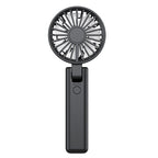 Portable Fan Mini Handheld Fan USB Rechargeable 3 Speed Personal Handheld Small Pocket Fan with Base for Indoor Outdoor Handheld Fan Mini Portable Fan Rechargeable Battery Fan Cute Design 3 Speed Dual Motors Personal Small Desk Fan with Base