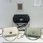 Women's Rhombus Diamond Chain Bag - Small Hobo Crossbody Shoulder Bag - SJB-DIAMOND ELITES