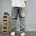 Personalized Letter Jeans Hip Hop Ins Trendy High Street Lootquake LLC