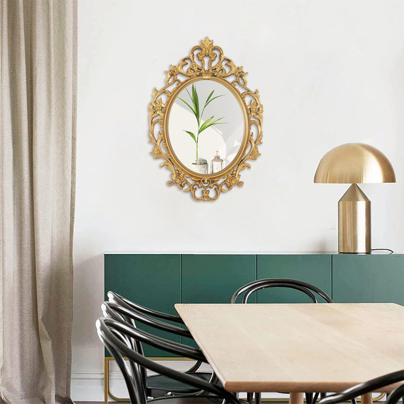 Classical Oval Decoration Retro Mirror Pi-Mart