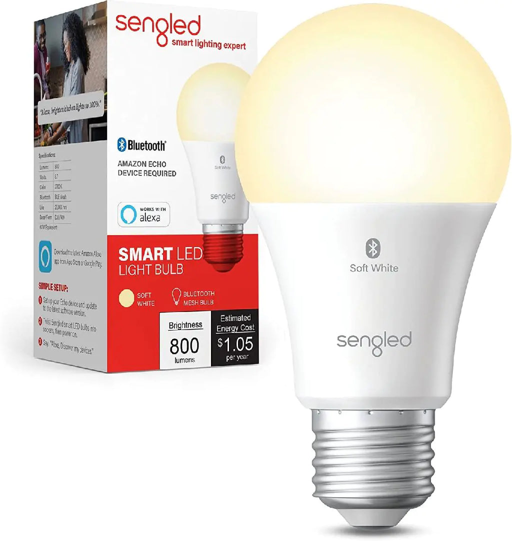 LED Smart Light Bulb, Alexa Compatible Pi-Mart
