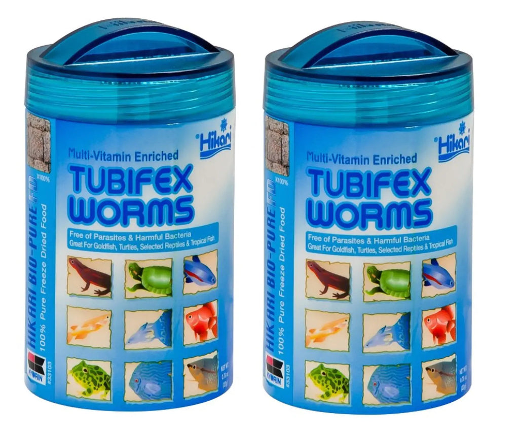 Hikari Tubifex Worms Fish Food (0.7 oz.) [Set of 2] Lootquake LLC