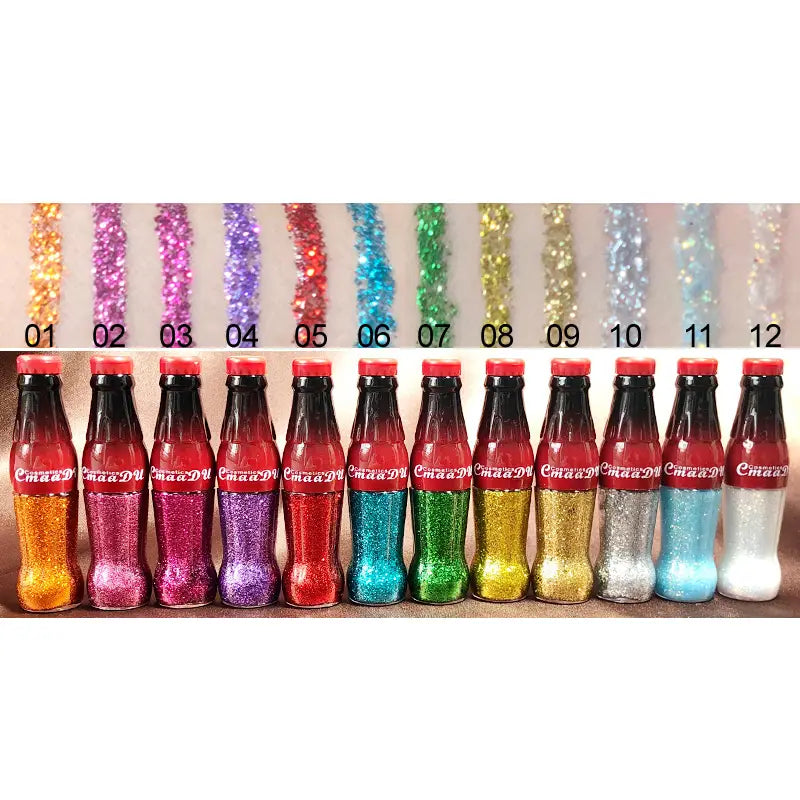 Waterproof Glitter Liquid Eyeshadow Makeup Set Pi-Mart