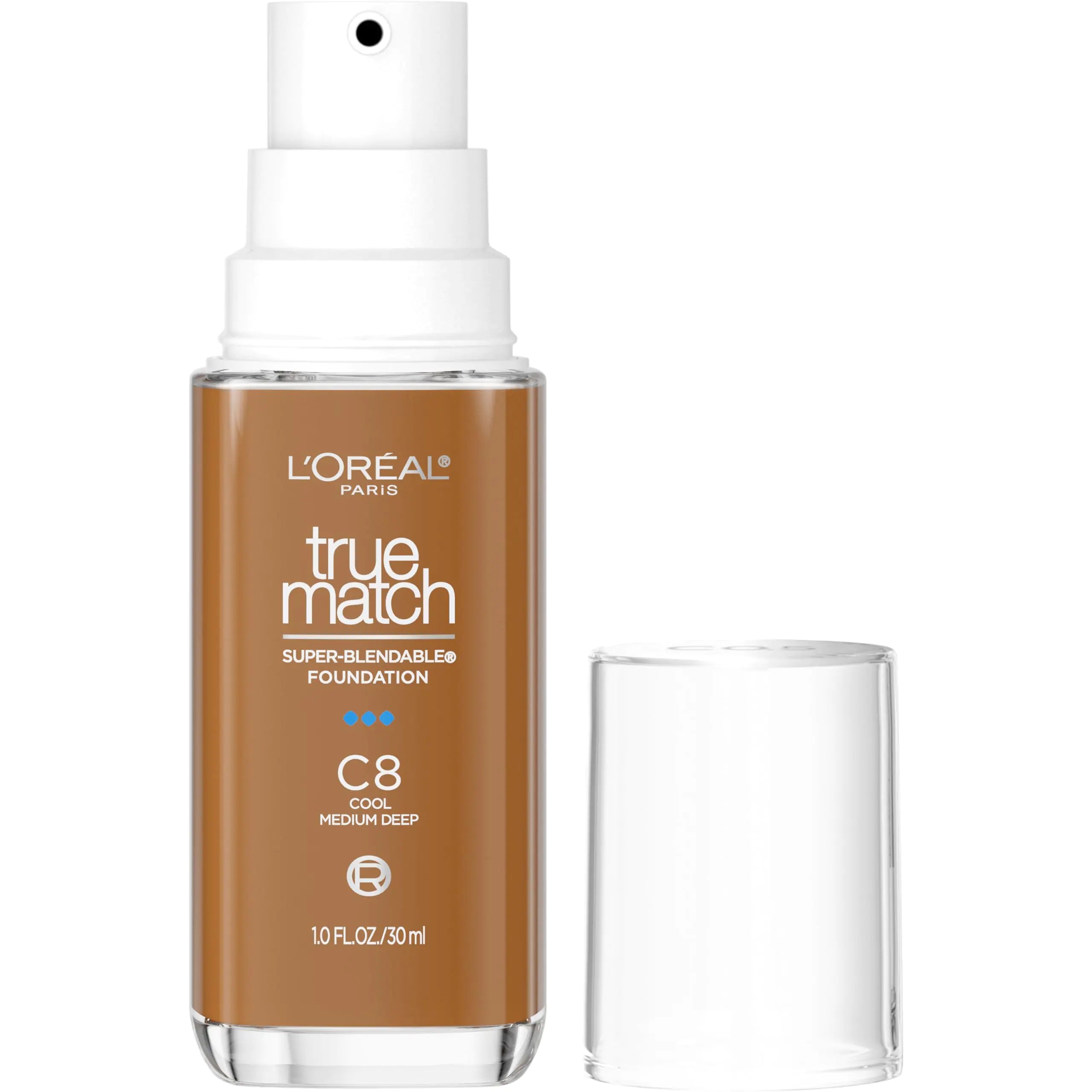 L’Oréal Paris True Match Super-Blendable Foundation Medium Coverage Liquid Foundation Makeup C8 Medium Deep 1 Fl Oz Lootquake LLC