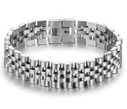 Men's Stainless Steel Presidential Jubilee Style Bracelet Jewelry And Perfumes