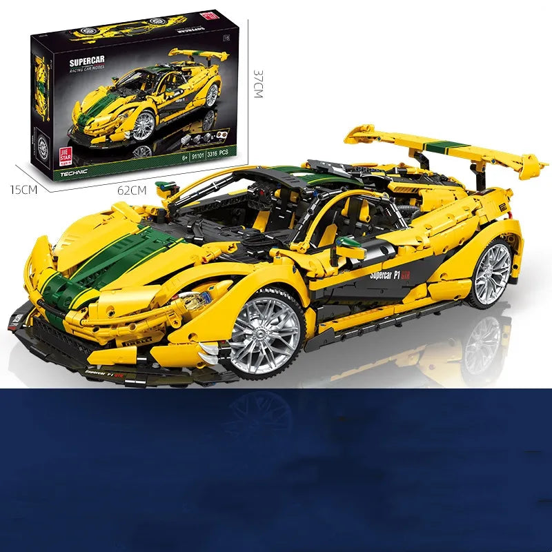 Building Blocks Sports Car Children's Assembled Toys Lootquake LLC