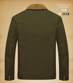 Thick Military Collar Winter Jacket Coat Pi-Mart