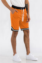 Mens Striped Basketball Active Jordan Shorts - SJB-DIAMOND ELITES